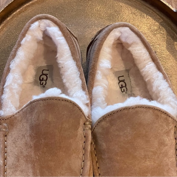 Ugg Ansley Suede Moccasin Slipper men’s 8 nwot - Picture 7 of 9